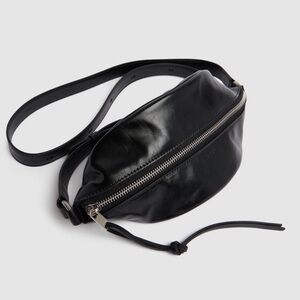 Jil Sander Taco Small Leather Crossbody Bag